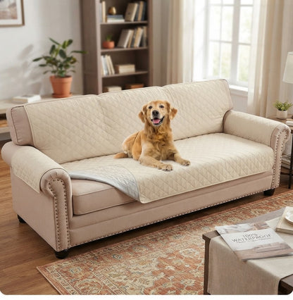 Non-Slip Plush Couch Cover