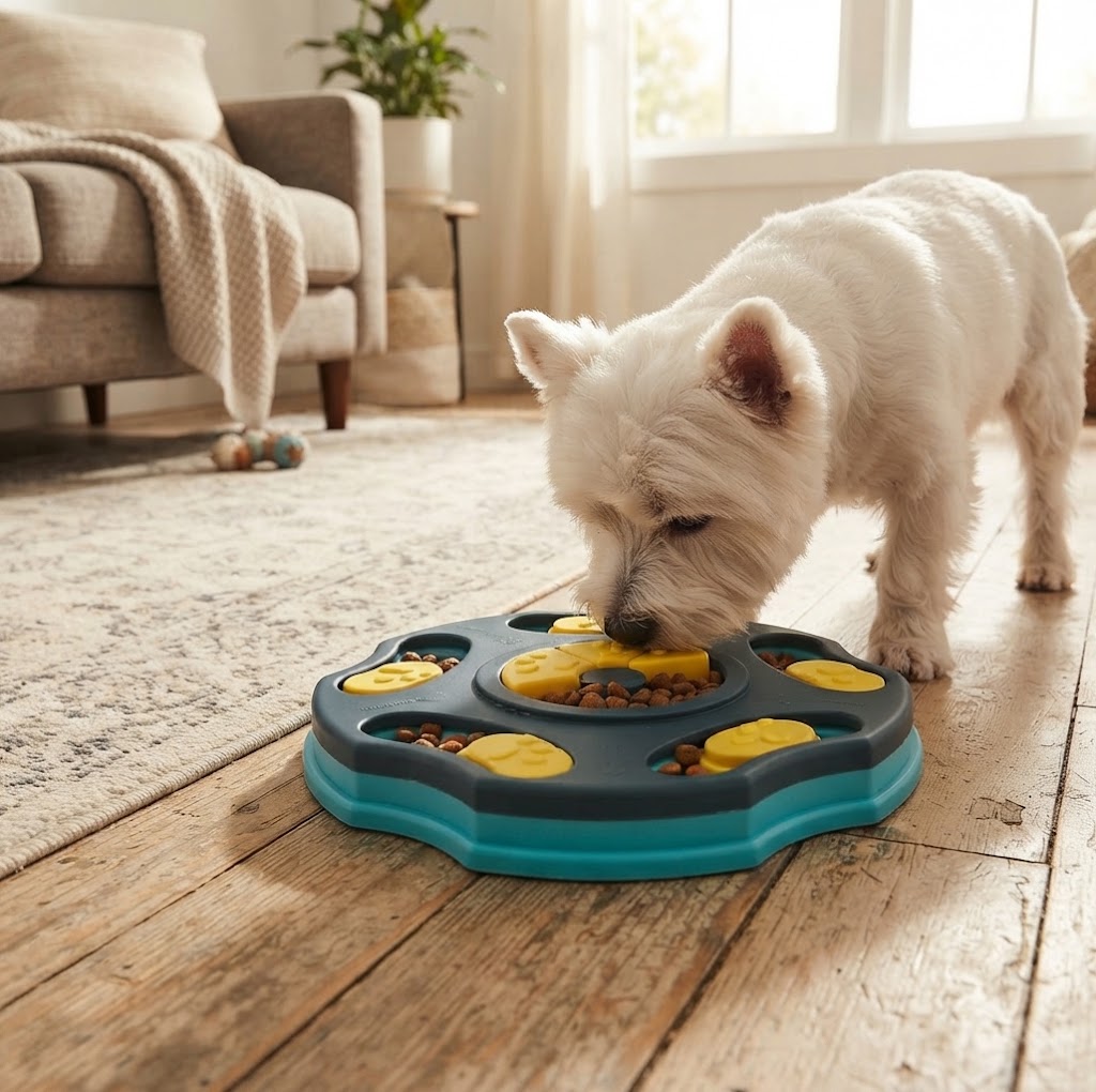 Slow Feeder Puzzle Bowl