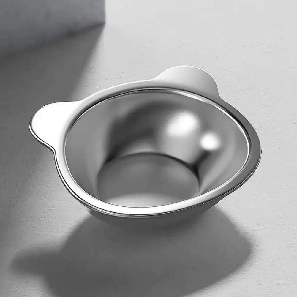 Elevated tilted cat food bowl with shatter-resistant design and neck guard, suitable for puppies and cats, by A minha loja.