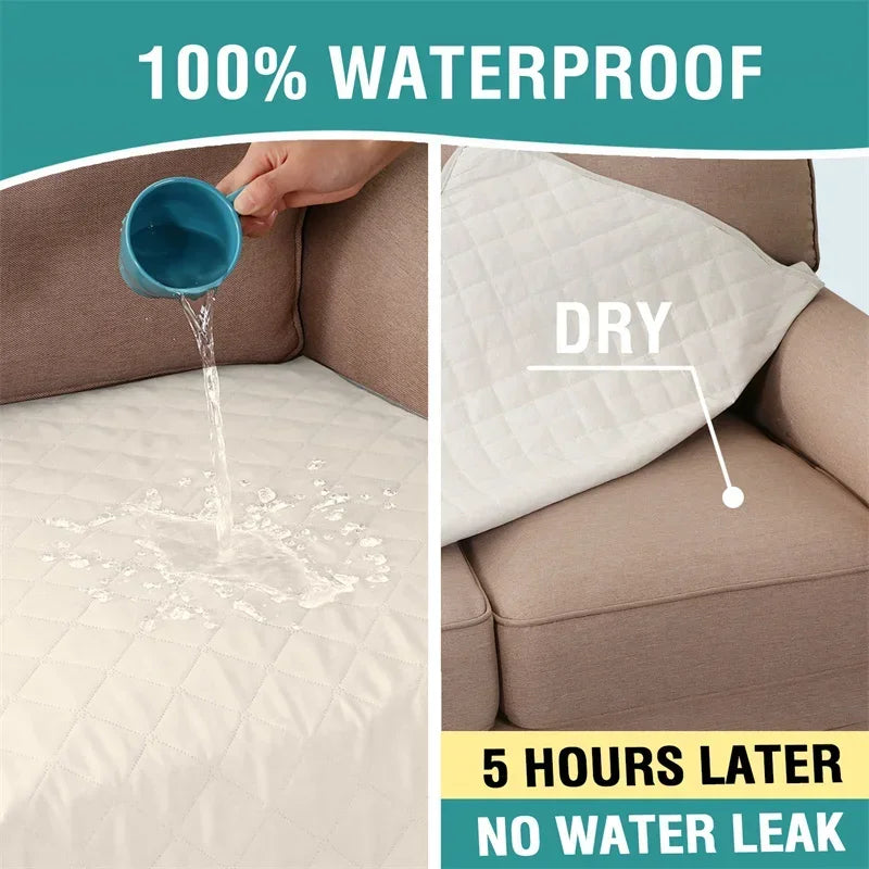 Waterproof dog bed cover by A minha loja, reversible pet blanket for furniture, sofa, and mattress protection with padding.