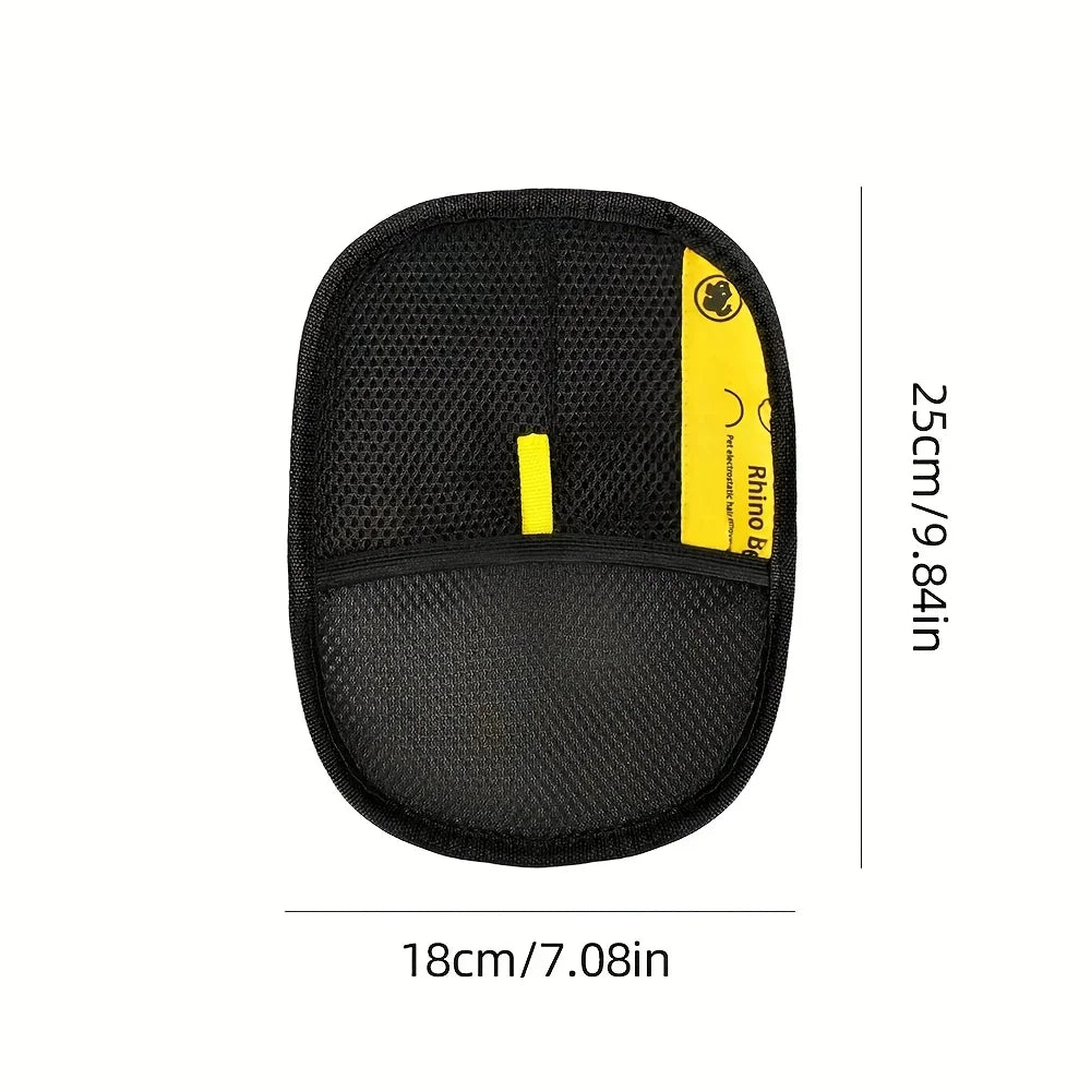 Large pet static hair remover by A minha loja showing a handheld device with a textured surface for removing pet hair