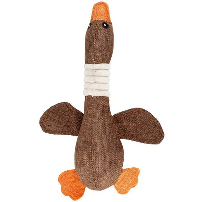 Interactive plush catnip toy for cats, featuring funny design, vocal sounds, and mint scent to entertain and soothe cats.