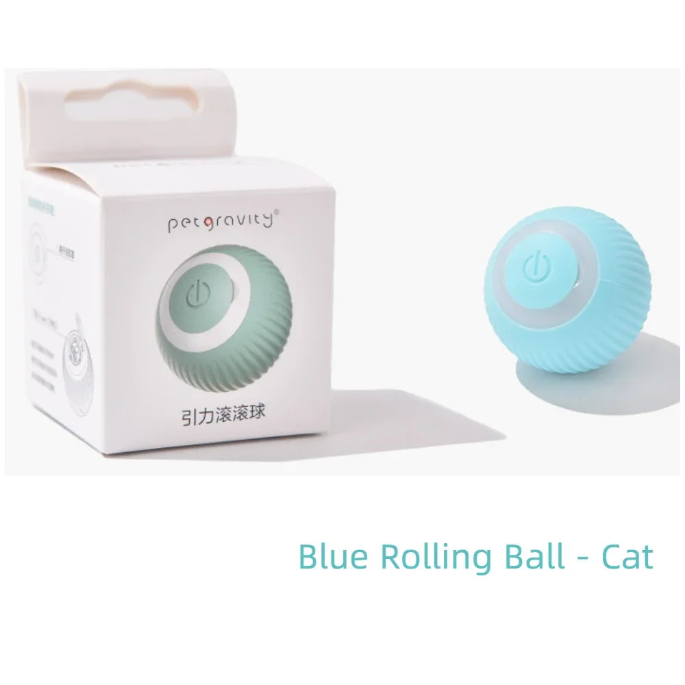 Automatic moving dog ball by A minha loja, showcasing a smart interactive pet toy with vibrant colors and durable design.