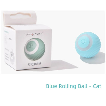 Automatic moving dog ball by A minha loja, showcasing a smart interactive pet toy with vibrant colors and durable design.