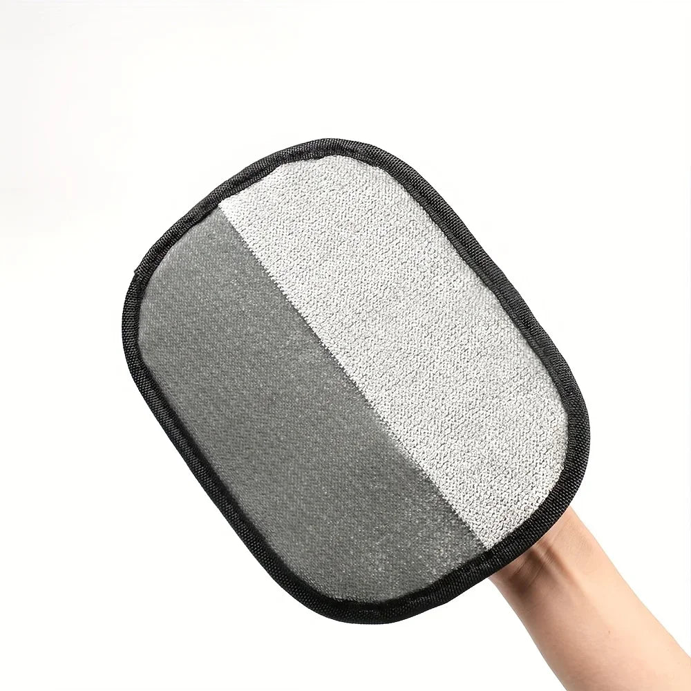 Large pet static hair remover from A minha loja, showing a handheld device with textured surface for shedding pet hair.