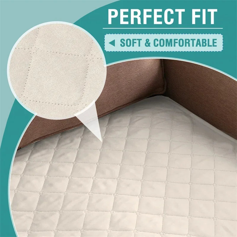 Waterproof dog bed cover and furniture blanket by A minha loja, reversible sofa protector with mattress pad for pets