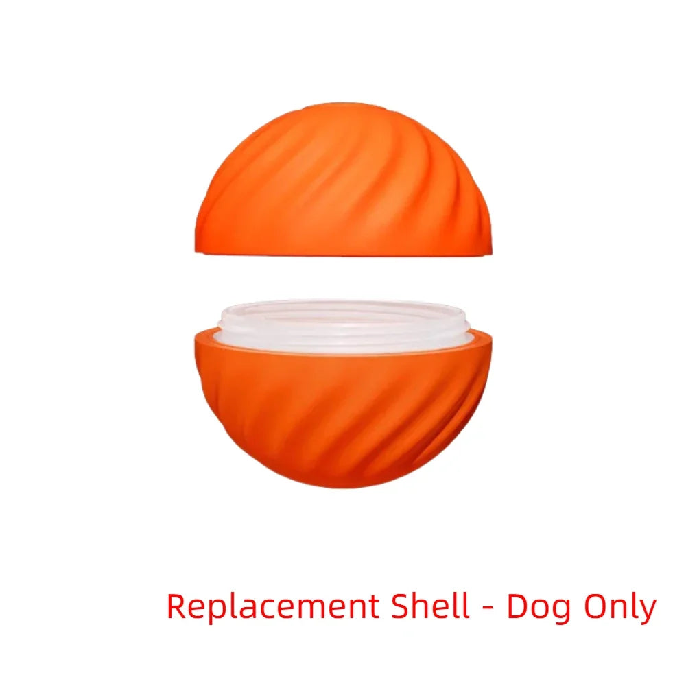 Smart automatic moving dog ball from A minha loja, designed to entertain pets with rotating, interactive play.
