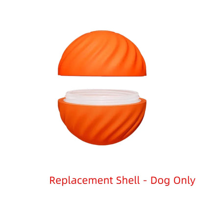 Smart automatic moving dog ball from A minha loja, designed to entertain pets with rotating, interactive play.