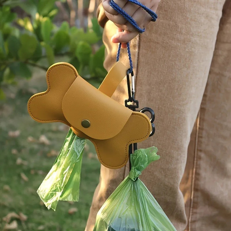 Extra thick poop bags from A minha loja, 10 rolls, durable and large waste disposal bags for pet waste cleanup.