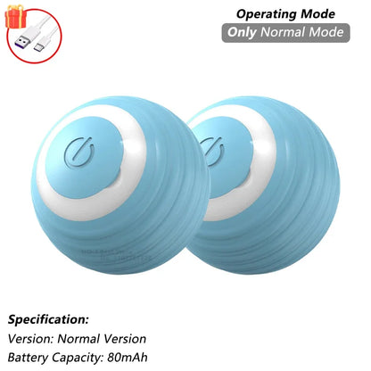 A minha loja iLMH cat interactive ball toy with faux tail, automatic rolling, rechargeable smart electric pet toy imitating a mouse.