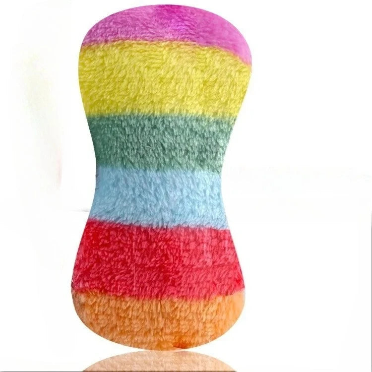 Soft plush duck hugging toy from A minha loja, featuring a cute yellow duck with a gentle expression and cuddly design.