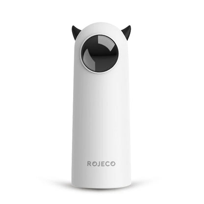 Interactive LED laser cat toy from A minha loja, handheld electronic teasing toy for cats and dogs, with smart, automatic motion features.