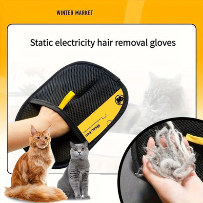 Large pet static hair remover from A minha loja, showing the textured surface designed to remove pet hair from furniture and clothing.