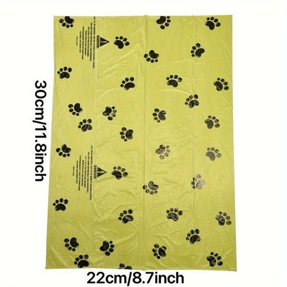 Extra thick poop bags from A minha loja, 10 rolls, durable waste disposal bags for pet cleanup, shown in stacked rolls.