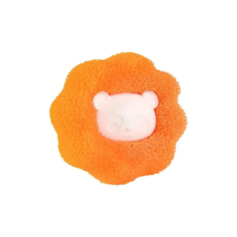 Reusable pet hair remover balls for laundry, catch cat fur and lint in washing machines, made by A minha loja for easy cleaning.