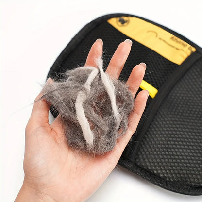 Large pet static hair remover from A minha loja, showing its textured surface for removing pet hair from furniture and clothing.