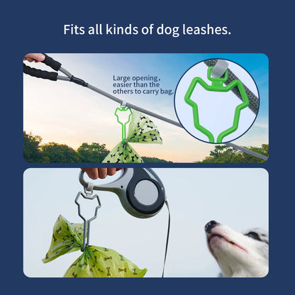 A minha loja poop bag dispenser in sleek black, compact design with a removable lid for easy refilling and on-the-go use.