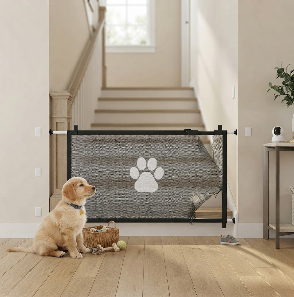 Retractable Mesh Pet Gate